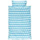 Smfolk Baby Bettwsche 70x100 cm mit pfeln, trkis