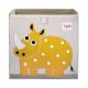 3 Sprouts Aufbewahrungsbox, Nashorn