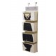 3 Sprouts Wand-Organizer mit Taschen, Br