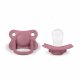 Filibabba Silikon Schnuller +6m (2 Stck), Dusty Rose