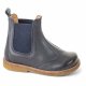 Pom Pom Zip Chelsea Stiefel, Navy