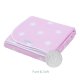 Little Dutch Babydecke, pink mit weissen Sternen