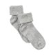 Minymo Baby Rib Socken (2er Pack), Hellgrau Melange
