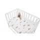 Pinolino Spannbettlaken f�r Wiege, Beistellbett und Kinderwagen (2 St�ck), Jersey/Graue Wolken