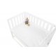 Pinolino Spannbettlaken fr Wiege, Beistellbett und Kinderwagen (2 Stck), Jersey/Rosa Sterne