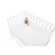 Pinolino Spannbettlaken fr Wiege, Beistellbett und Kinderwagen (2 Stck), Jersey/Graue Sterne
