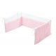 Pinolino Bettbegrenzung fr Babybett 165x28cm, Vichy Caro/Rosa