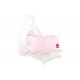 Pinolino Textil Zubehr fr Babybetten, 4 Teile, Glckspilz, Rosa