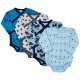 Pippi Body Wickel Langrmelig (4 Stck), Blue