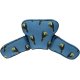Smfolk Kinderwagenkissen, Toucan Cendre Blue/ko-Baumwolle