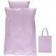 Smfolk Baby Babybettwsche 70x100 cm, Micro pfel-Motiv/Lavendel