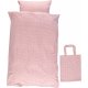Smfolk Juniorbettwsche 100x140 cm, Micro pfel/Silver Pink