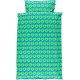 Smfolk Junior Bettwsche 100x140 cm mit pfeln, Trkis