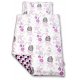 Babytrold Babybettwsche 70x100 cm, Vgel/lila