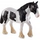 Mojo Clydesdale Pferd, Schwarz / Wei