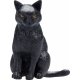 Mojo Katze Sitzend, Schwarz