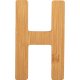 small foot ABC Buchstabe H, Bambus