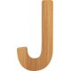 small foot ABC Buchstabe J, Bambus
