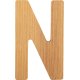 small foot ABC Buchstabe N, Bambus