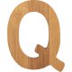 small foot ABC Buchstabe Q, Bambus