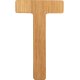 small foot ABC Buchstabe T, Bambus