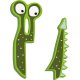 small foot ABC Buchstabe Monster Clooney, Bambus