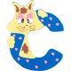 small foot Buchstabe C, Tier