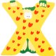 small foot Buchstabe X, Tier